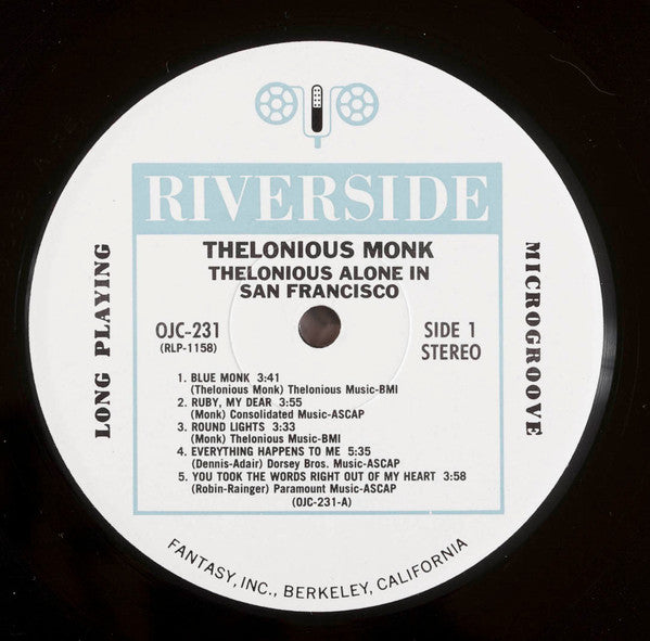 Thelonious Alone In San Francisco