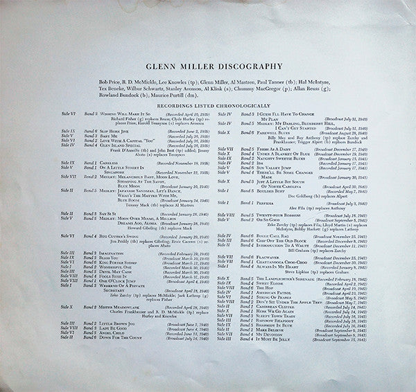 Glenn Miller And His Orchestra Limited Edition Boxset