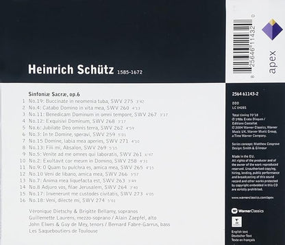 Sinfoniae Sacrae Op.6