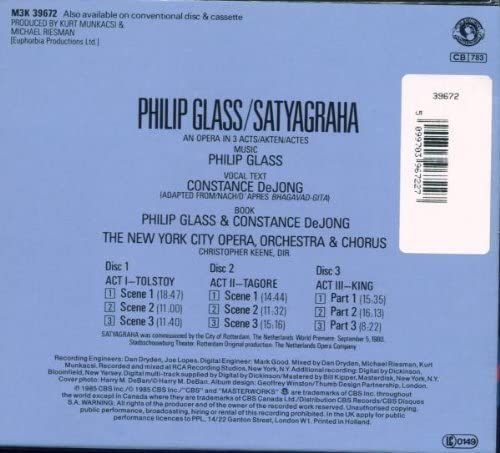 Satyagraha 3CD BOXSET