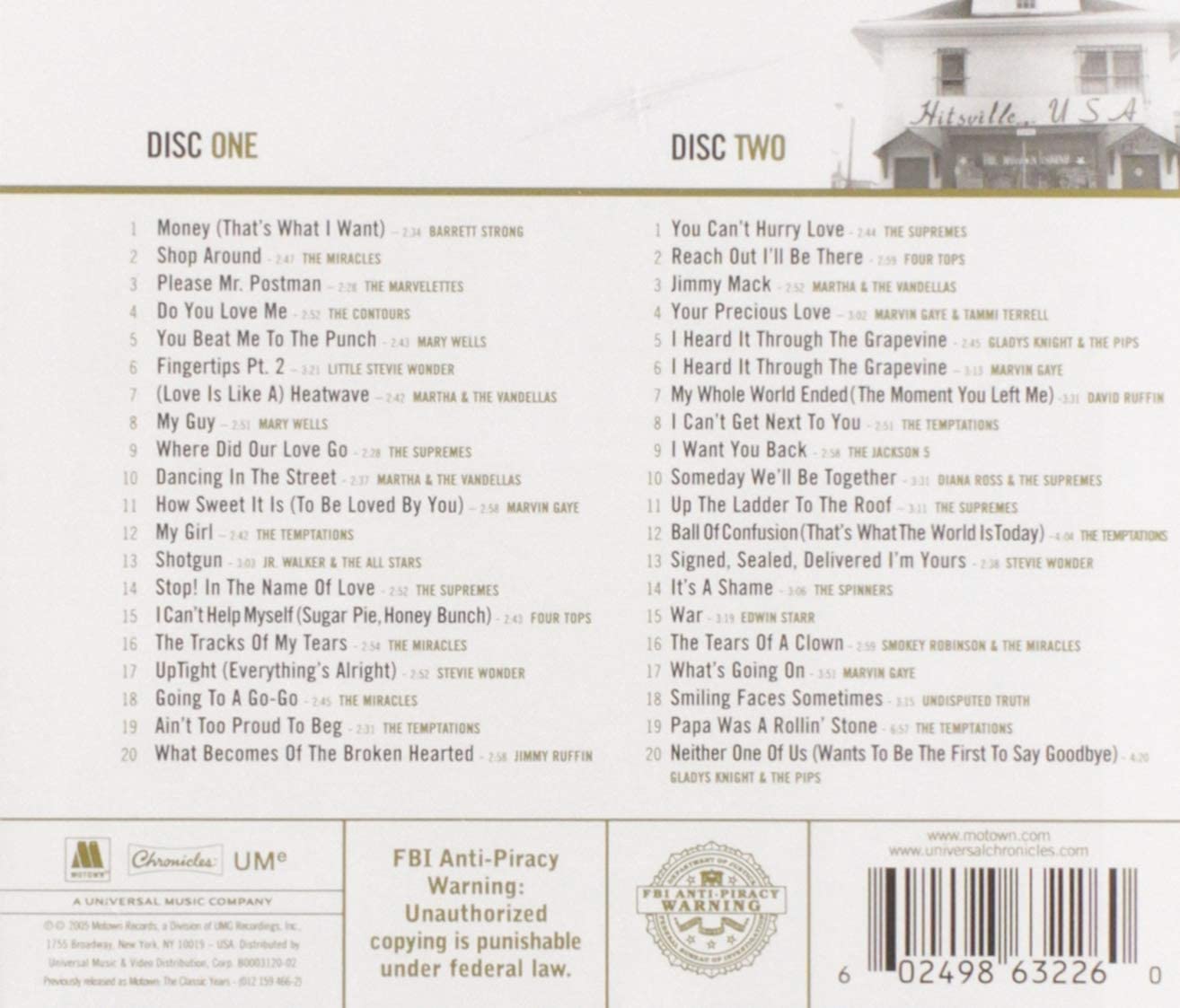Motown Classics Gold