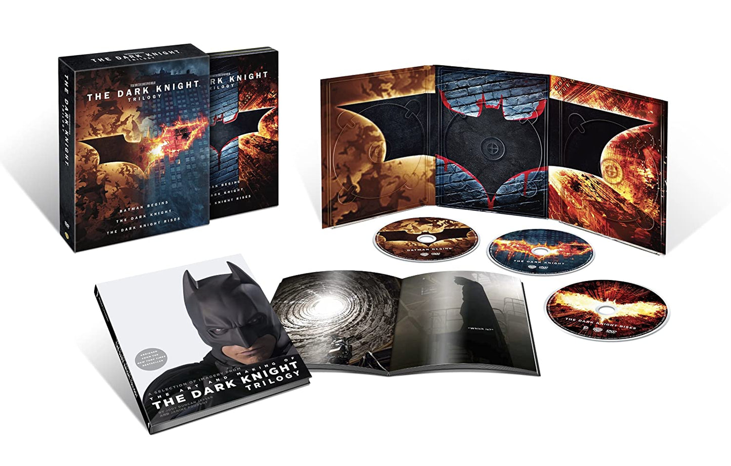 The Dark Knight Trilogy 6Dvd Cover 3D