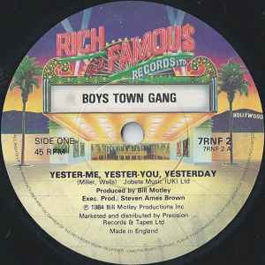 Yester-Me, Yester-You, Yesterday