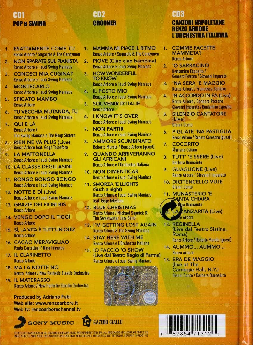 Arbore Plus Integratore Musicale Deluxe Version 3Cd+Book