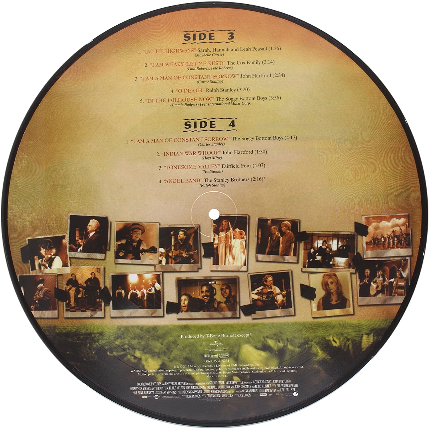 O Brother Where Art Thou Limited Edition Picture Disc