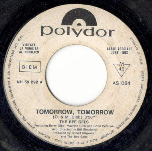 Tomorrow, Tomorrow / Saved By The Bell