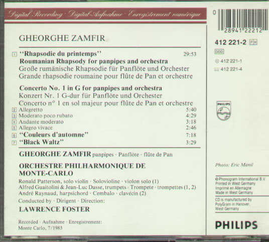 Rhapsodie Du Printemps Concerto No.1