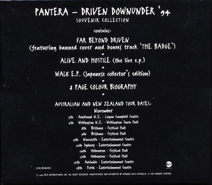 Driven Downunder Tour 94 Souvenir Collection Limited Edition