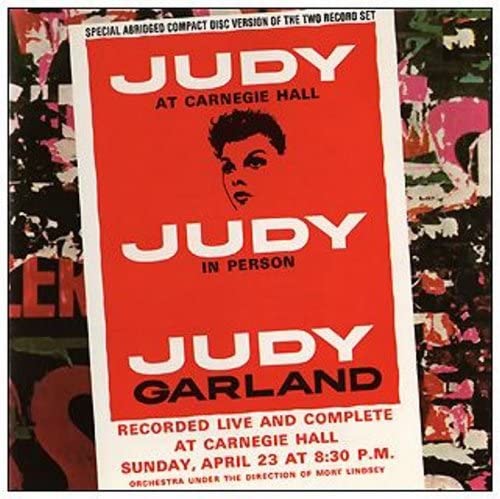 Judy At Carnegie Hall Judy In Person