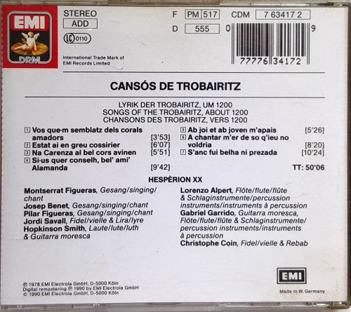 Cansos De Trobeiritz
