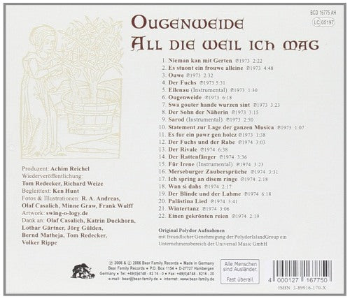 Ougenweide / All Die Weil Ich Mag