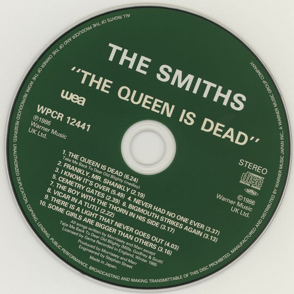 The Queen Is Dead Japan Limited Edition