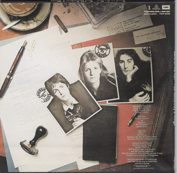 Band On The Run Japan Limited Edition