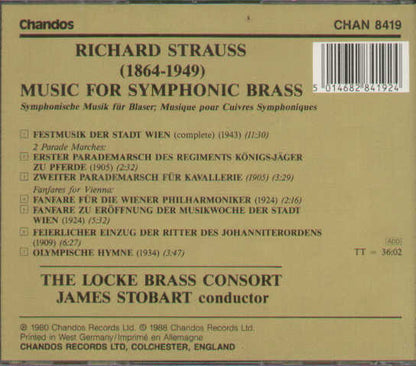 Richard Strauss Music For Symphonic Brass