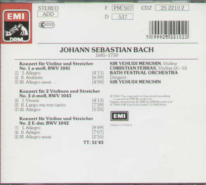 Violinkonzerte 1-3