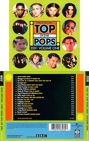 Top Of The Pops 2001 Volume One