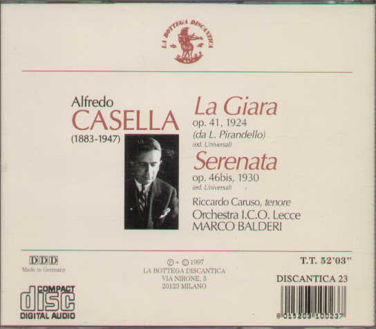 La Giara / Serenata