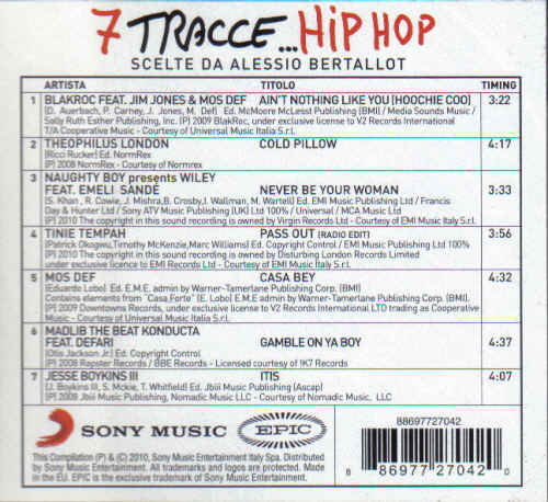 Tracce Hip Hop Scelte Da Alessio Bertallot