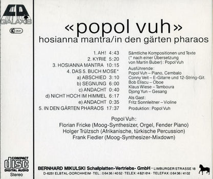 Hosianna Mantra / In Den Garten Pharaos