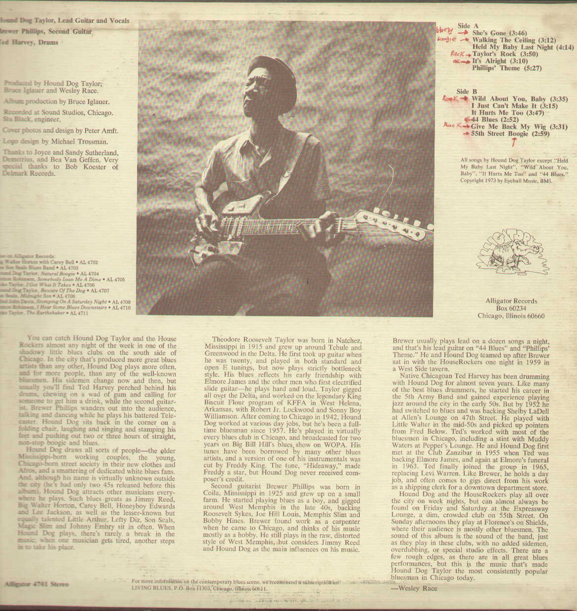 Hound Dog Taylor And The House Rockers 4701
