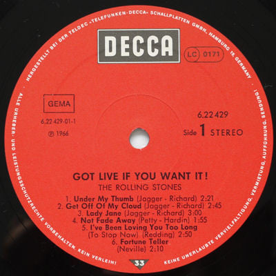 Got Live If You Want It