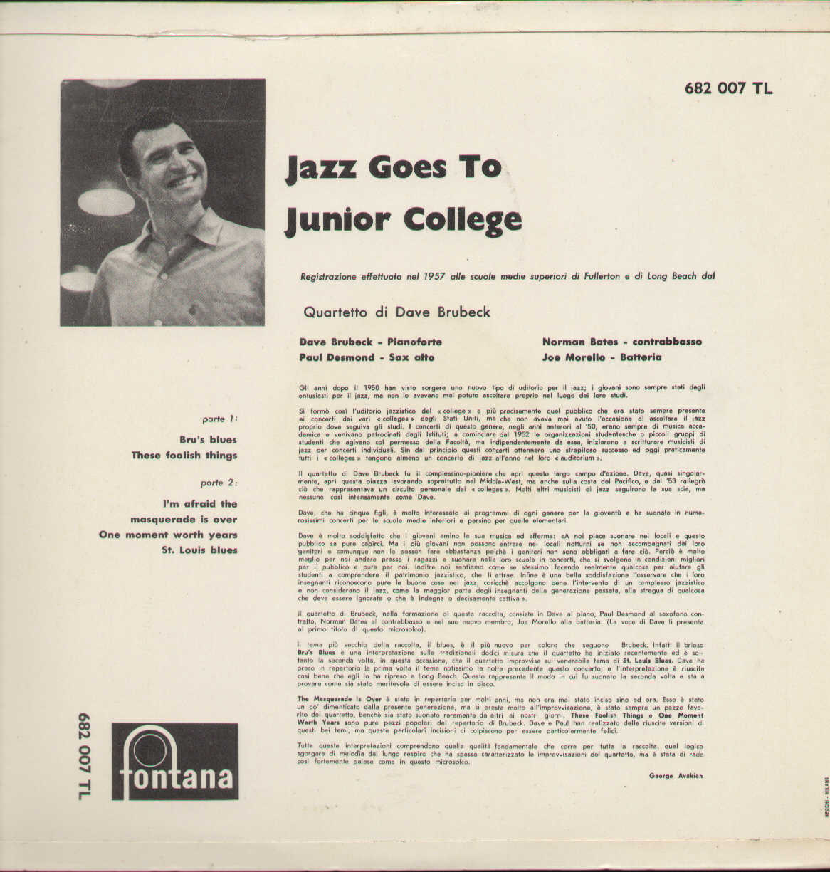 Jazz Goes To Junior College