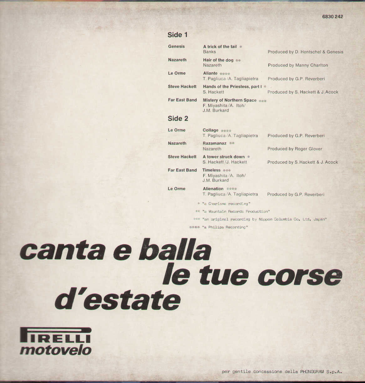 Canta E Balla Le Tue Corse D'estate