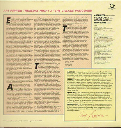 Thursday Night At The Village Vanguard