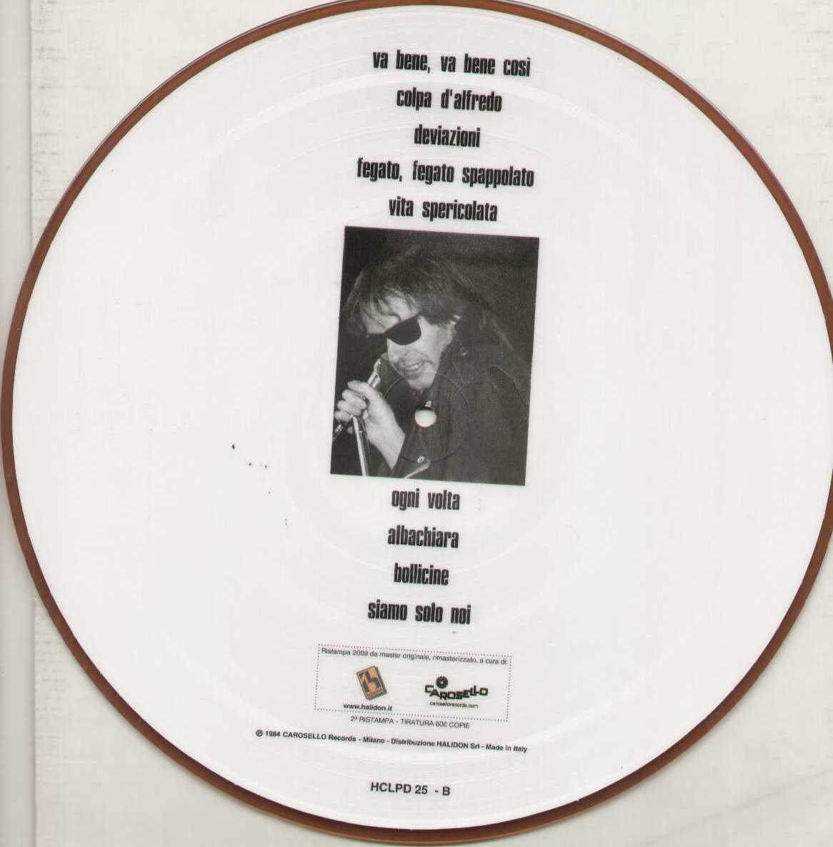Va Bene Va Bene Cosi Picture Disc