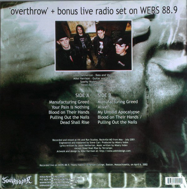 Overthrow + Bonus Live Radio Set On Wers 88