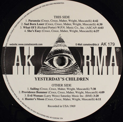 Yesterday's Children Ak179