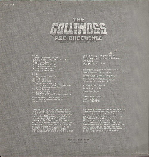 Pre-Creedence