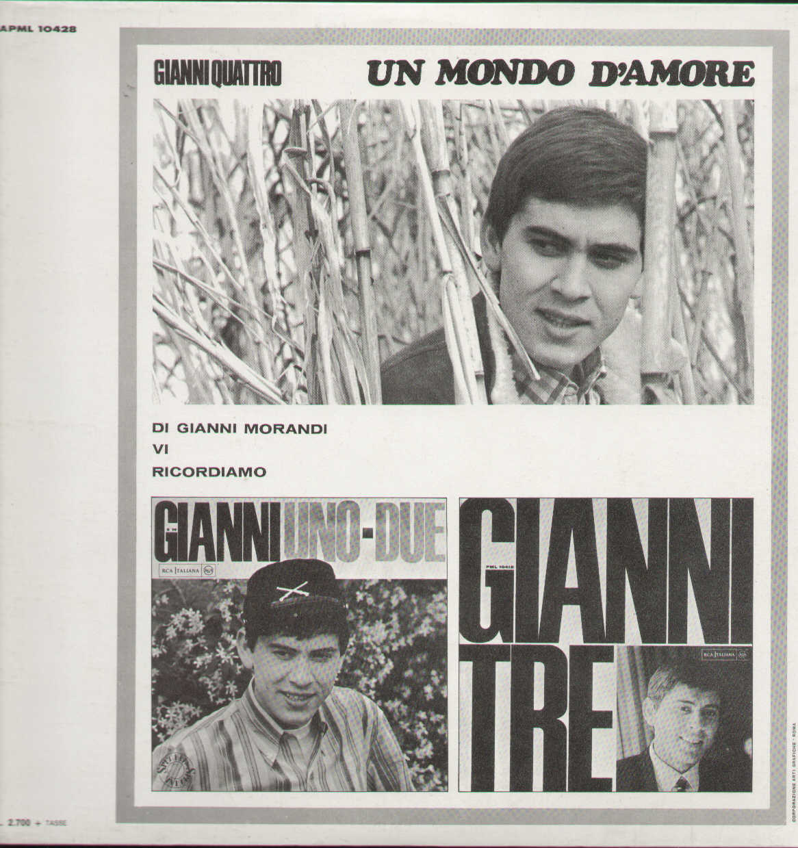 Gianni Quattro Un Mondo D'amore