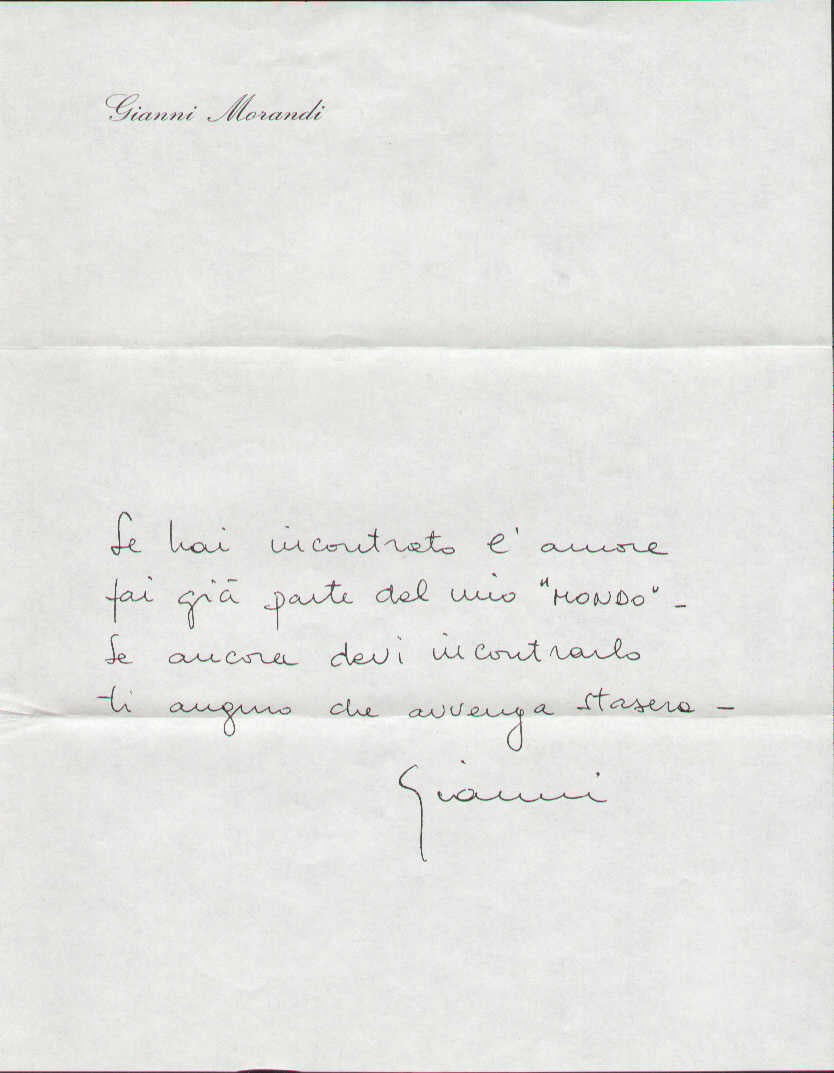 Gianni Quattro Un Mondo D'amore