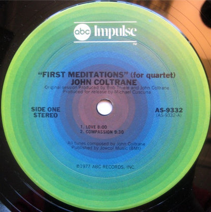 First Meditations For Quartet