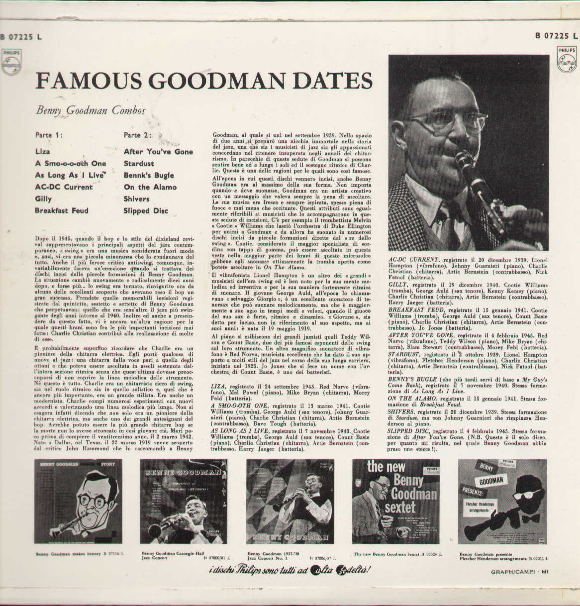 Famous Goodman Dates