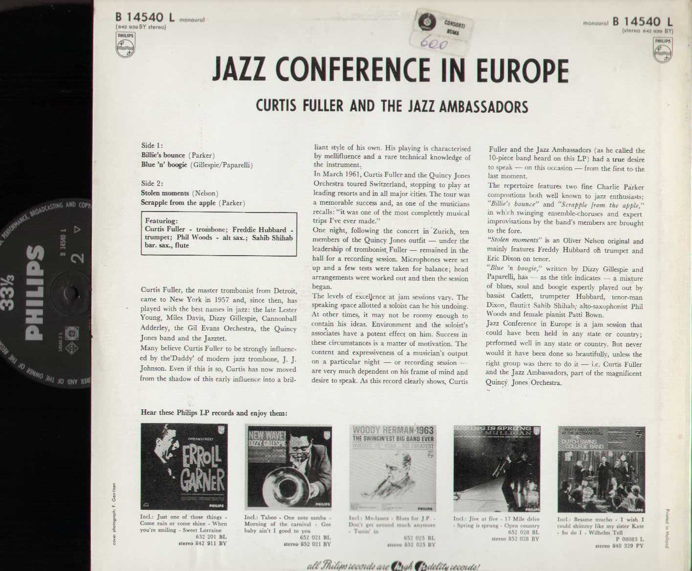 Jazz Conference In Europe