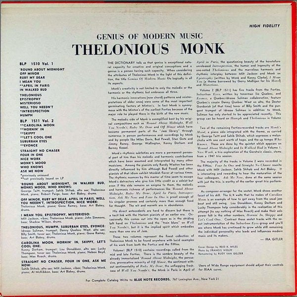 Genius Of Modern Music Volume 2