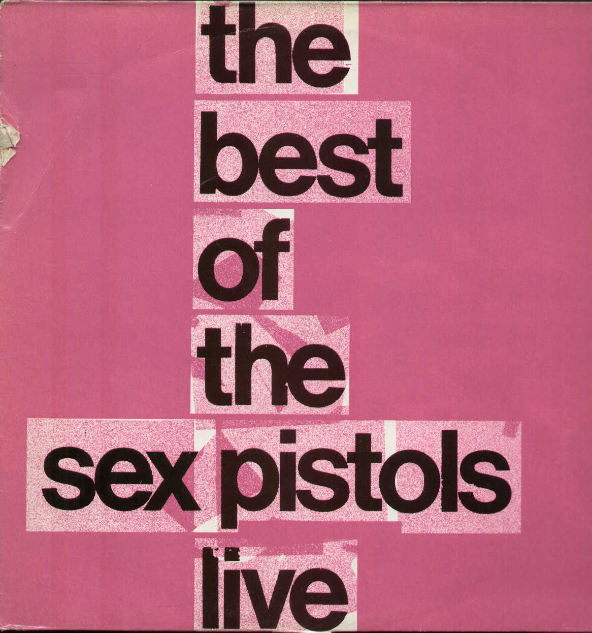 The Best Of The Sex Pistols Live