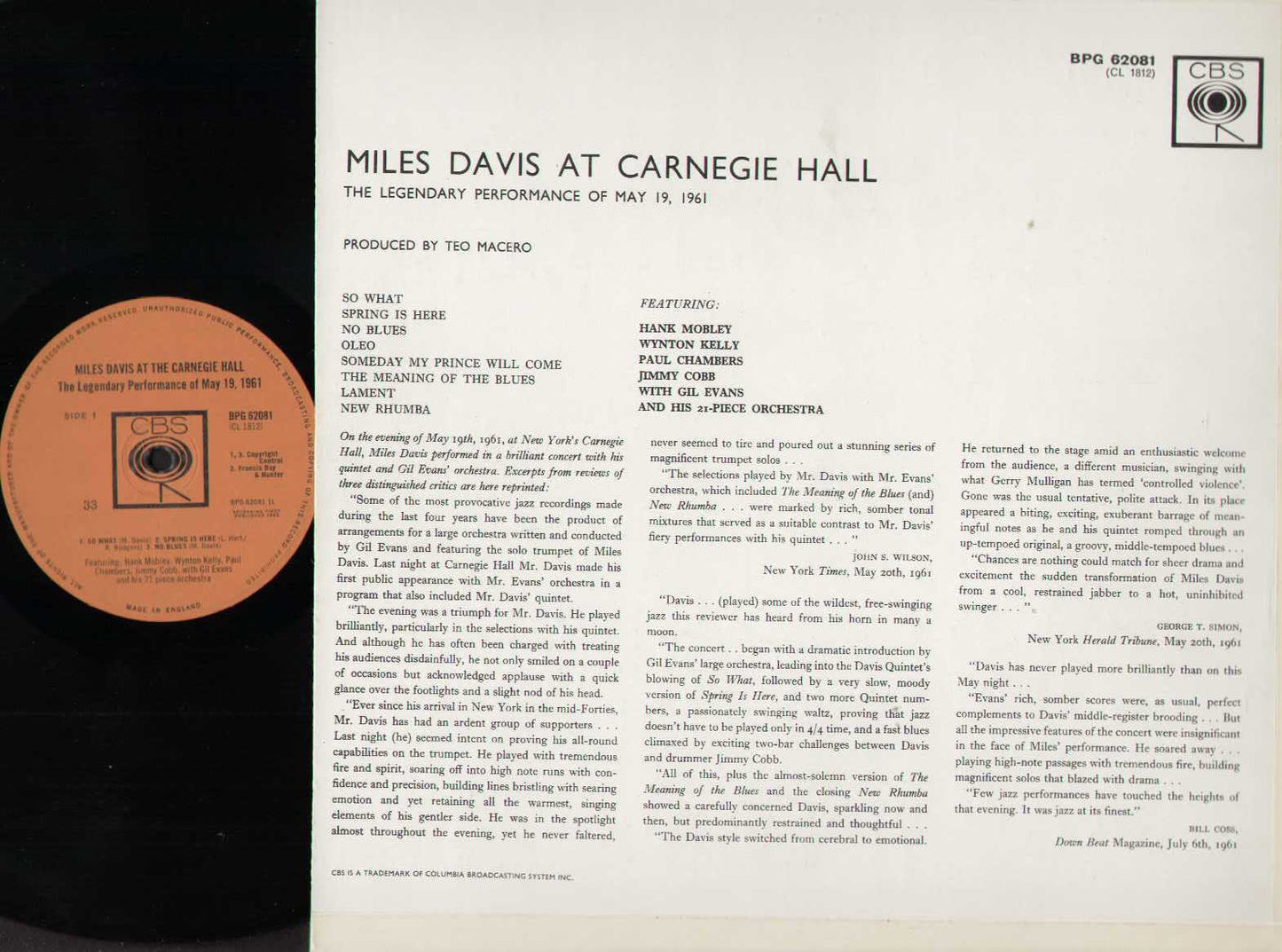 Miles Davis At Carnegie Hall