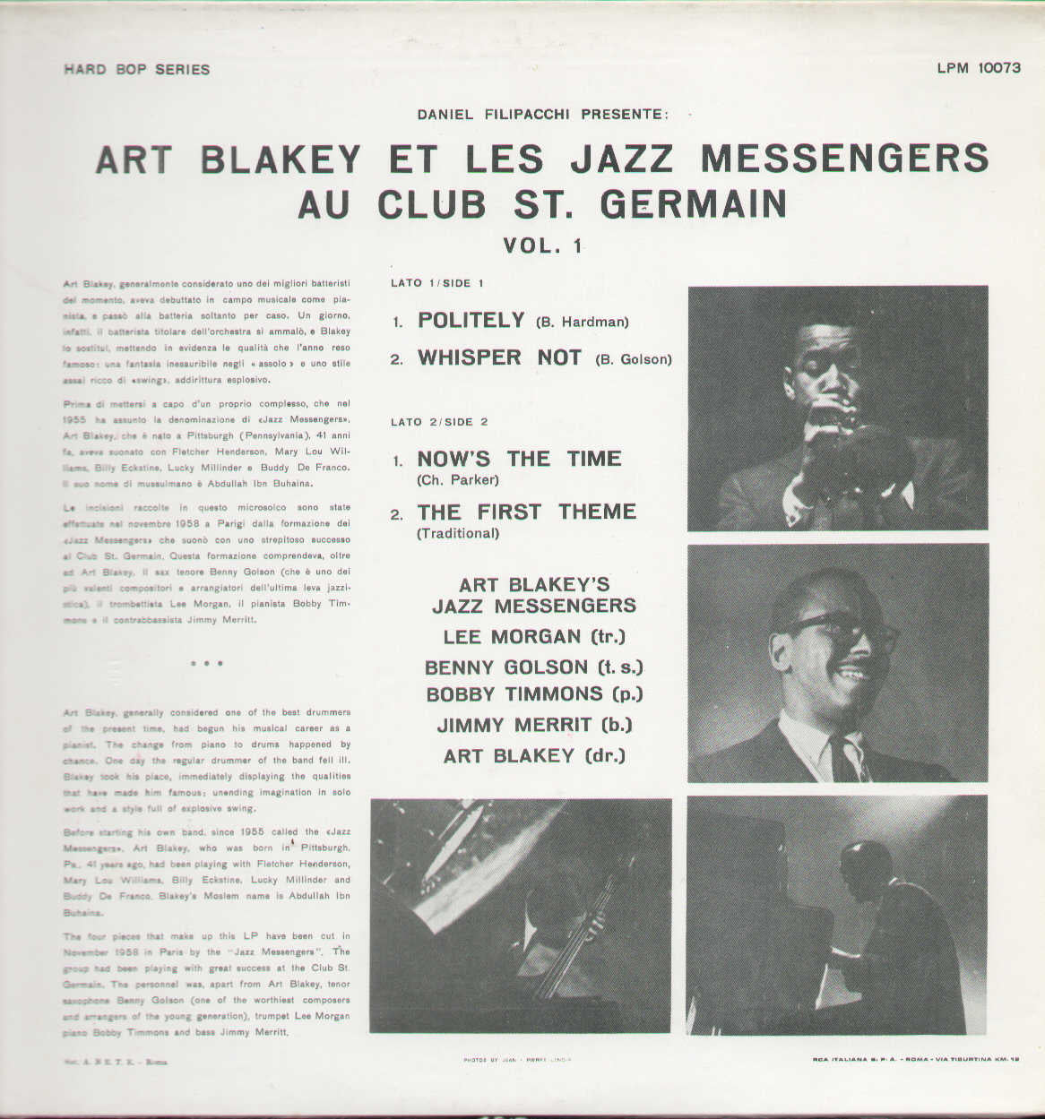Au Club St. Germain Vol.1
