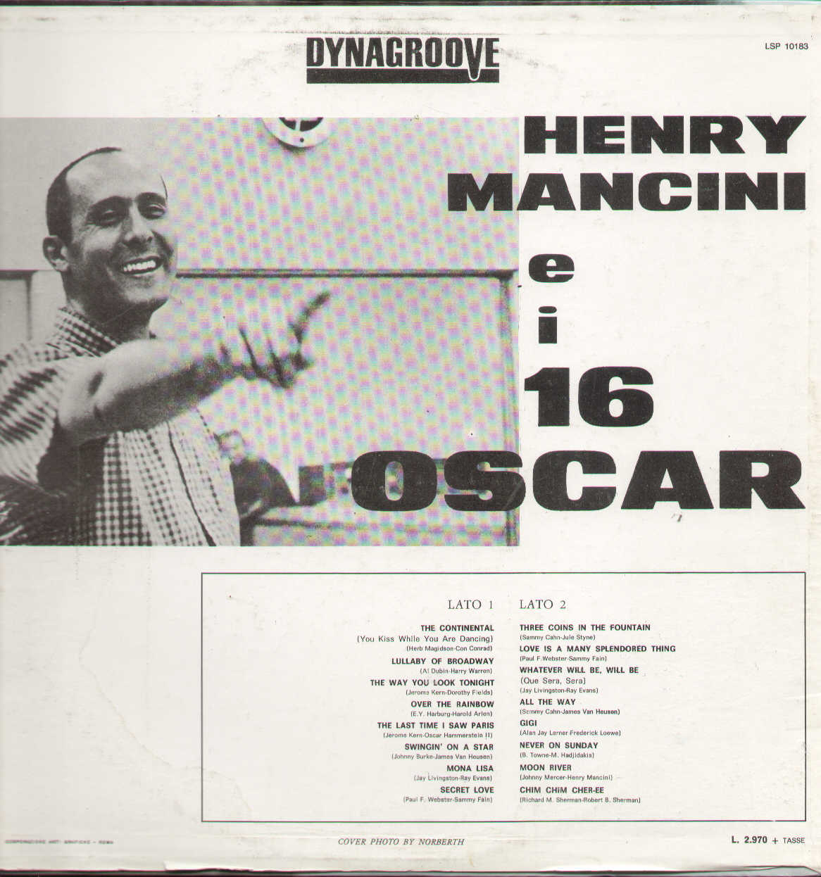 Hanry Mancini E I 16 Oscar
