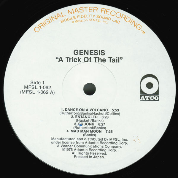 A Trick Of The Tail Original Master Recording