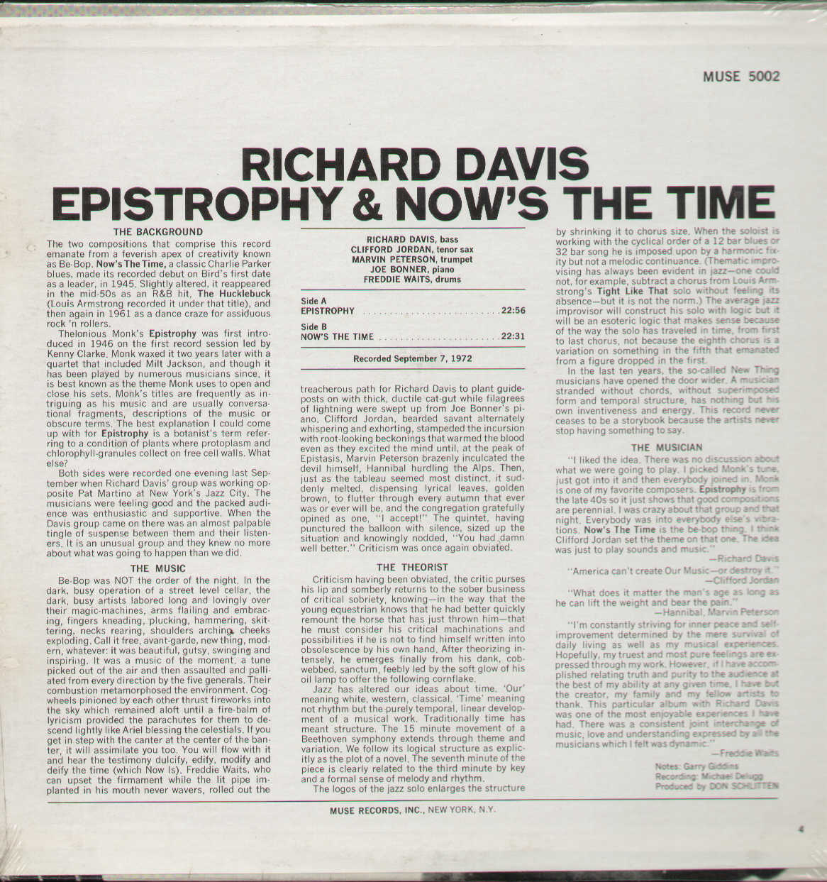 Epistrophy & Now's The Time
