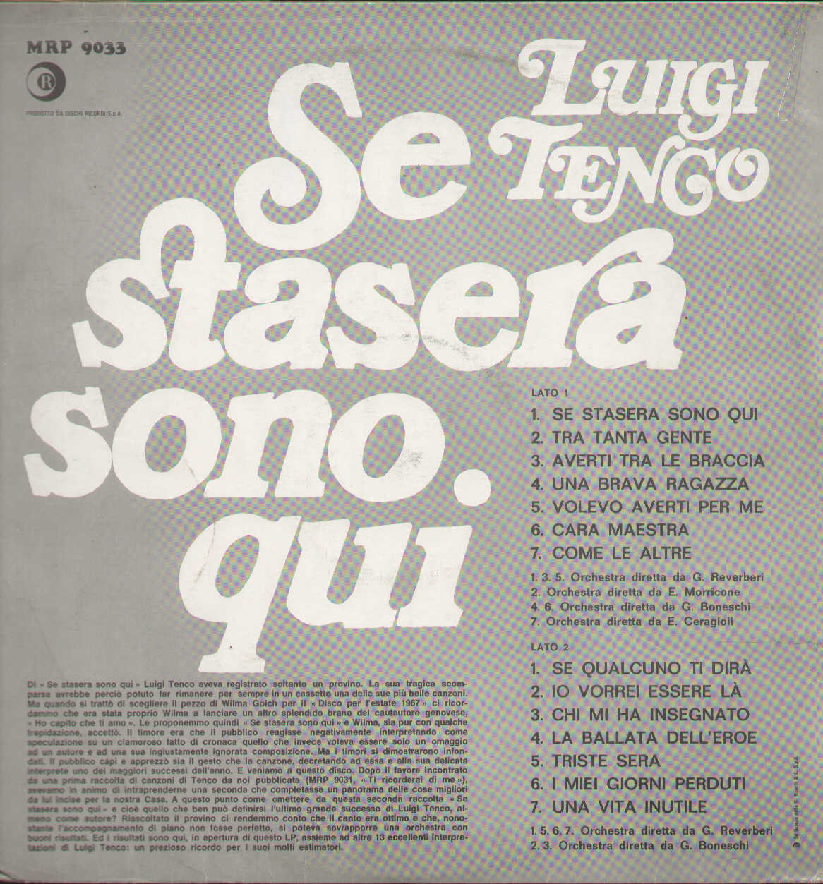 Se Stasera Sono Qui