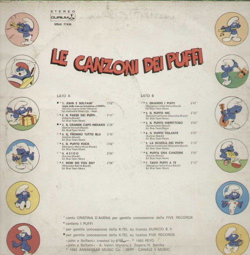 Le Canzoni Dei Puffi