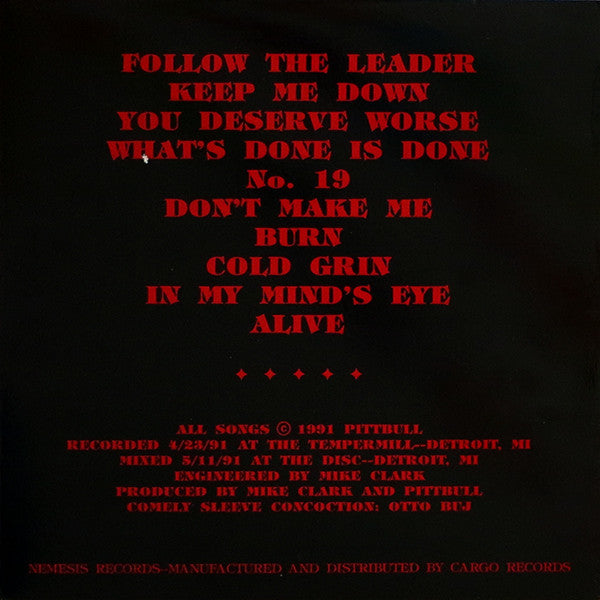 Pittbull Nem039 Limited Edition Red Vinyl