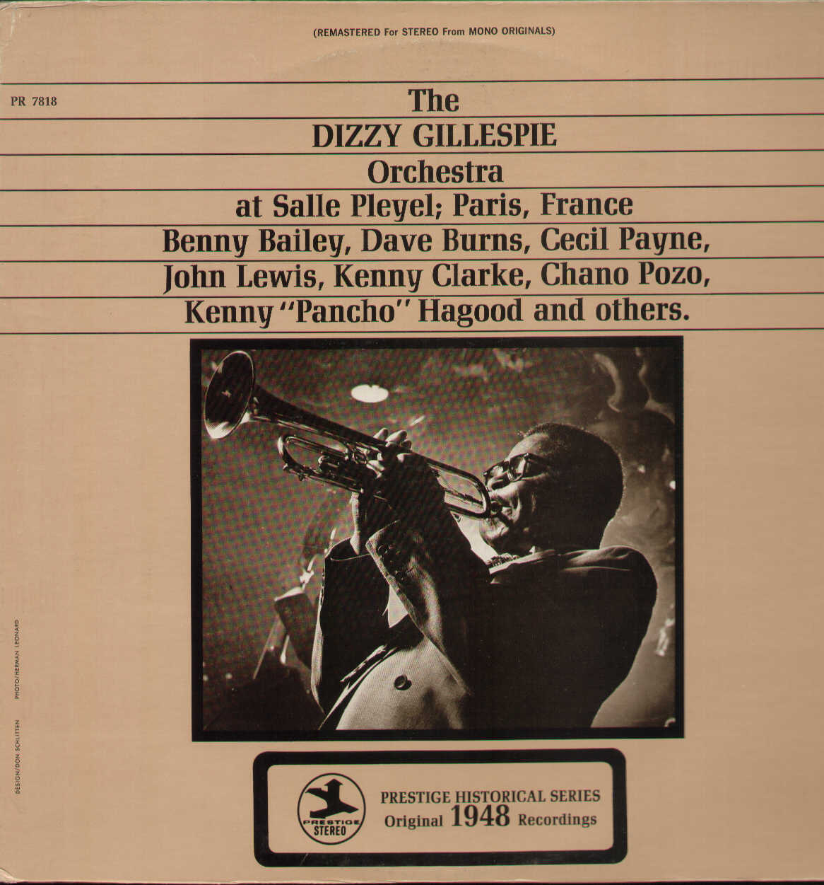 The Dizzy Gillespie Orchestra At Pleyel Paris France