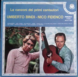 Le Canzoni Dei Primi Cantautori