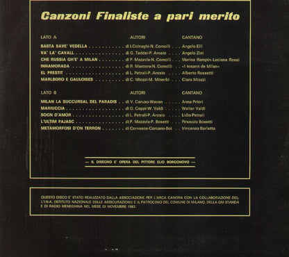 1° Festival Della Canzone Meneghina
